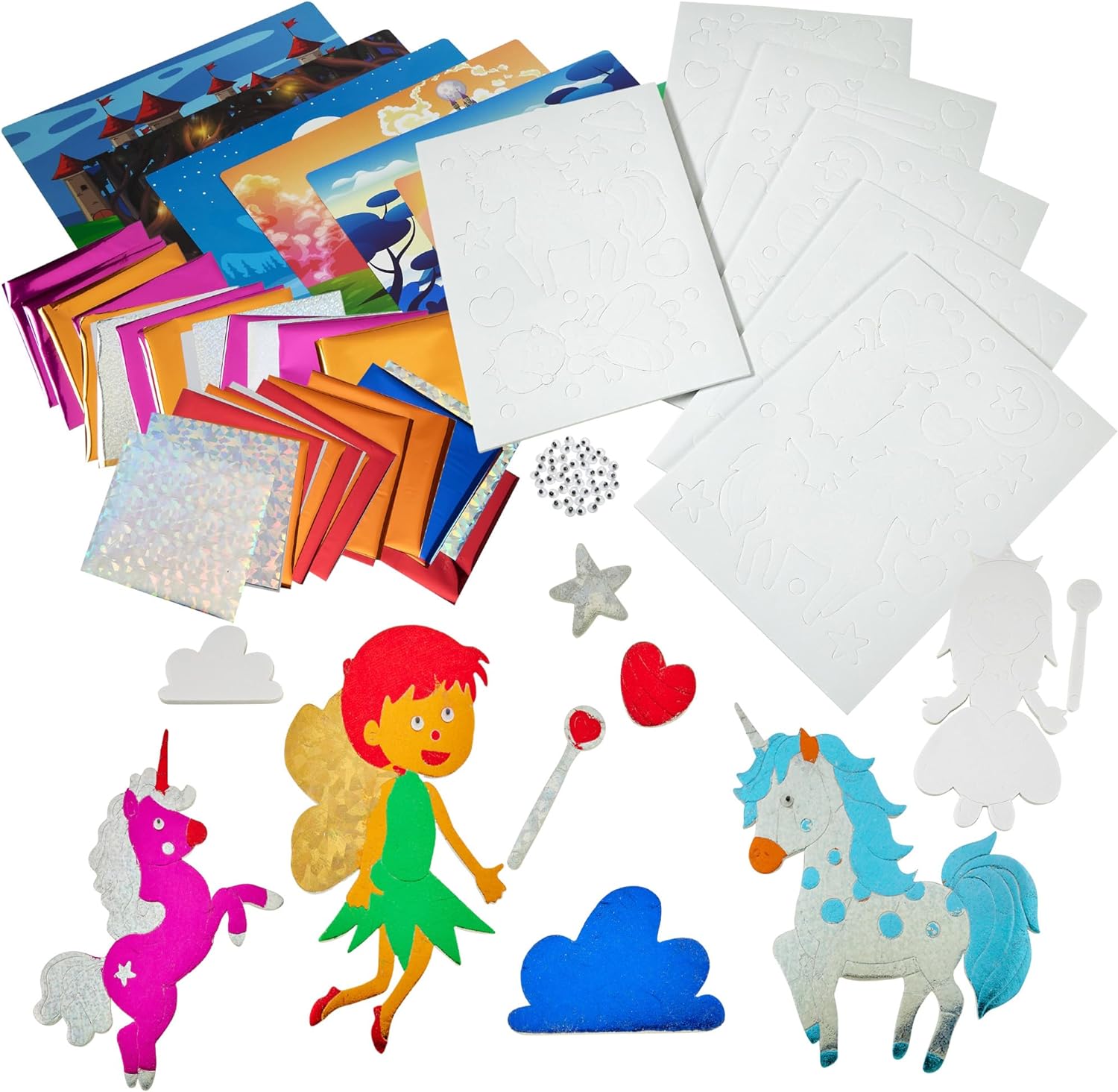 Foil Fun Unicorns & Princesses - Preschool Arts and Crafts Kit