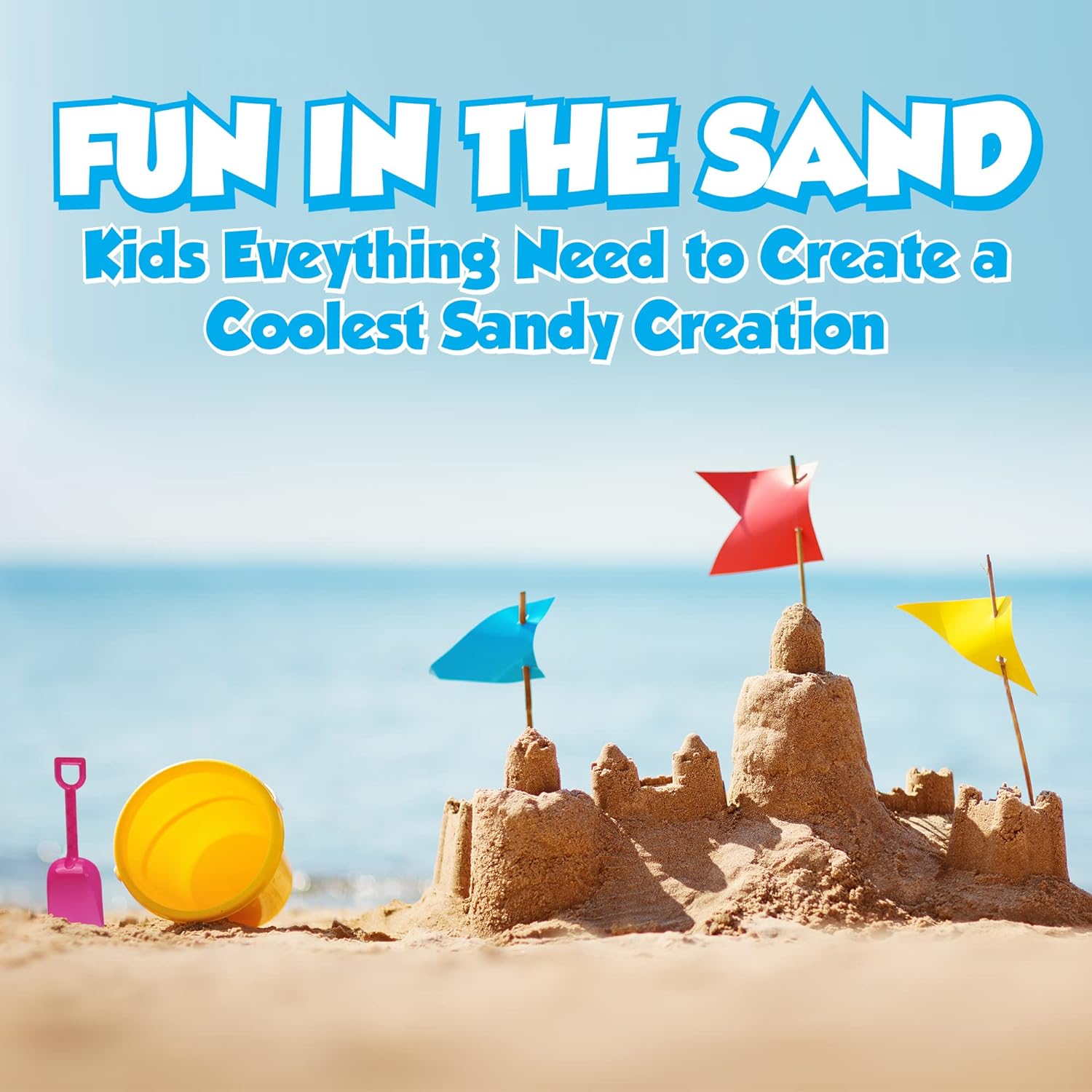 Beach Sand Toy Set - 12 Sets of Buckets and Shovels - 4.25 Inches - Sand Castle Beach Mold Pails