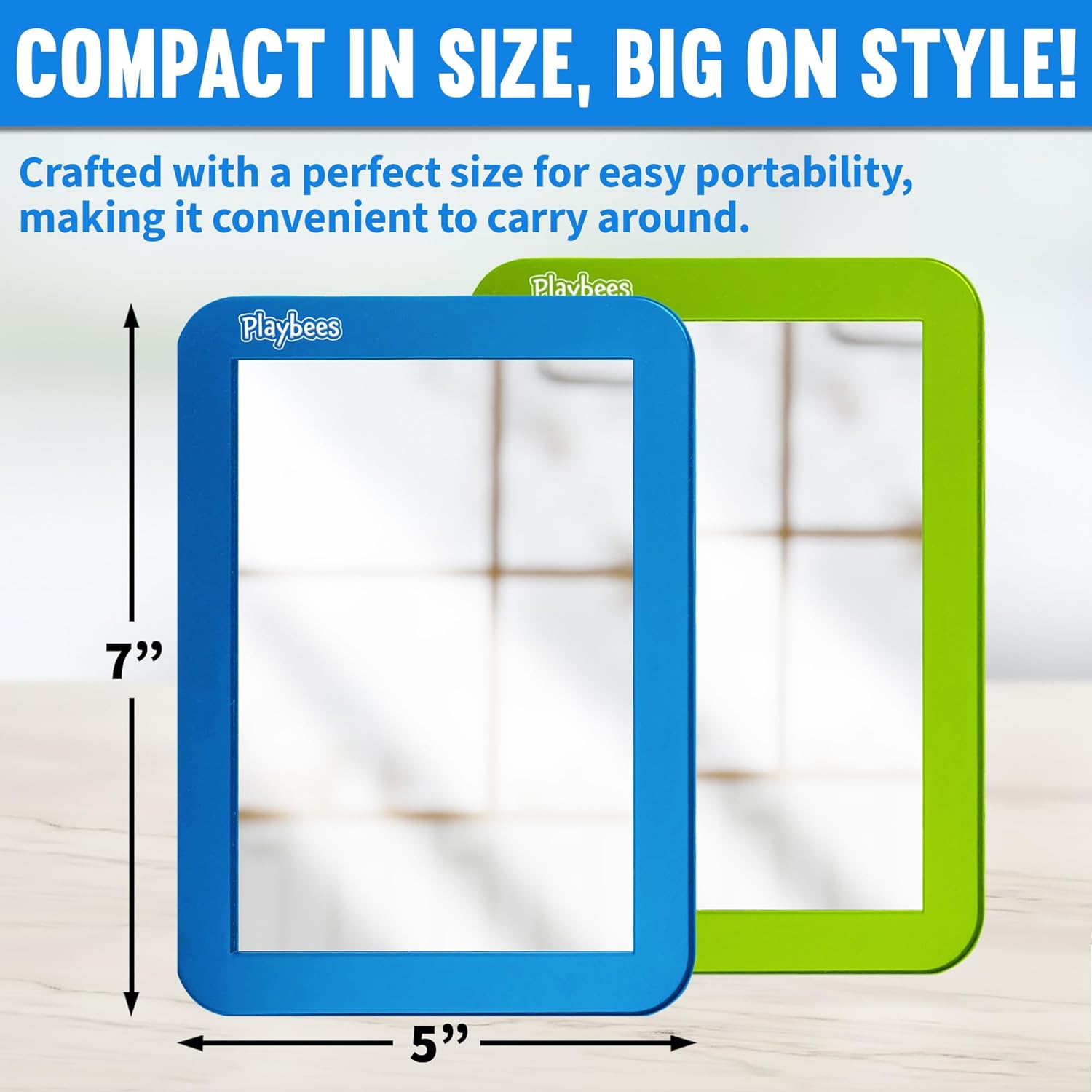 Magnetic Locker Mirror - 2 Pack 5
