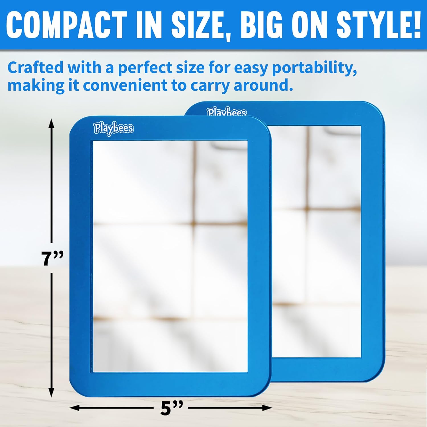 Magnetic Locker Mirror - 2 Pack 5