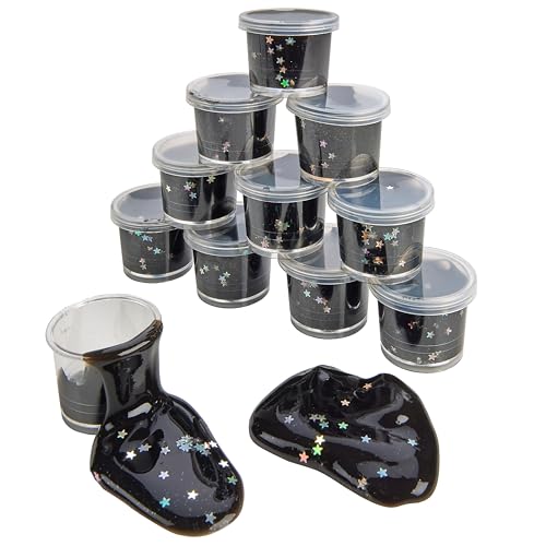 Black Nebula Slime - 24 Pack - Galaxy Star Slime Party Favors