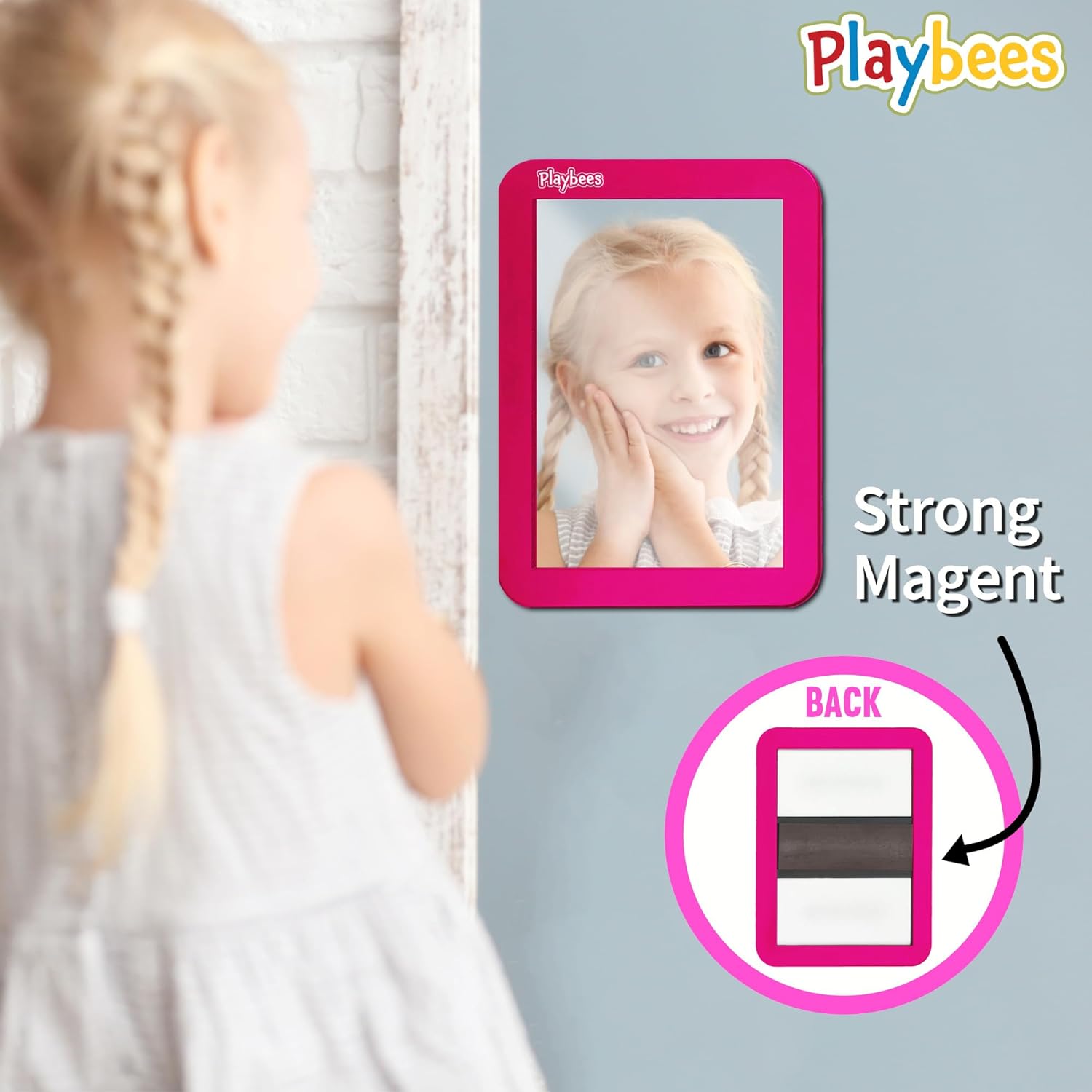 Magnetic Locker Mirror - 5