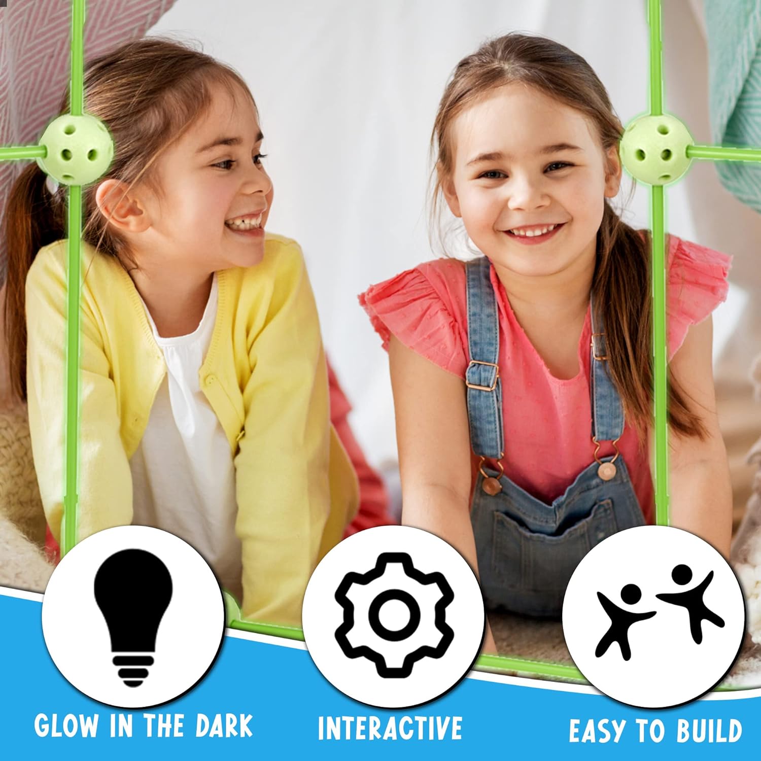 Glow in The Dark Fort Building Kit