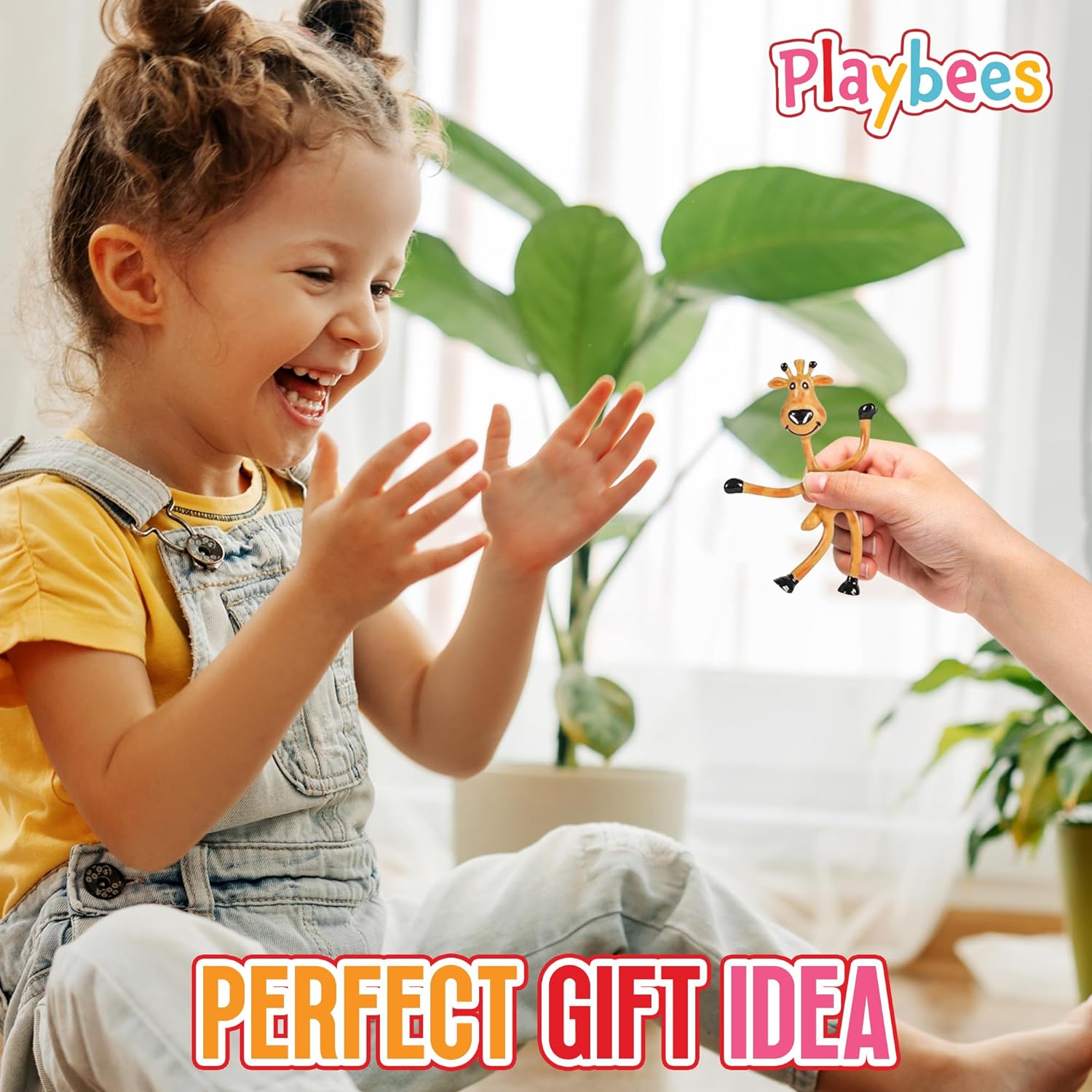 Bendable Zoo Animal Toys - 24 Pack - Durable Plastic Jungle Animals Figures - Engaging & Bendable Toys