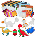 Foil Fun Dinosaurs - Preschool Arts and Crafts Kit for Kids -  for kids aged 4 to 9
