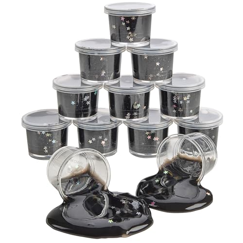 Black Nebula Slime - 48 Pack - Galaxy Star Slime Party Favors