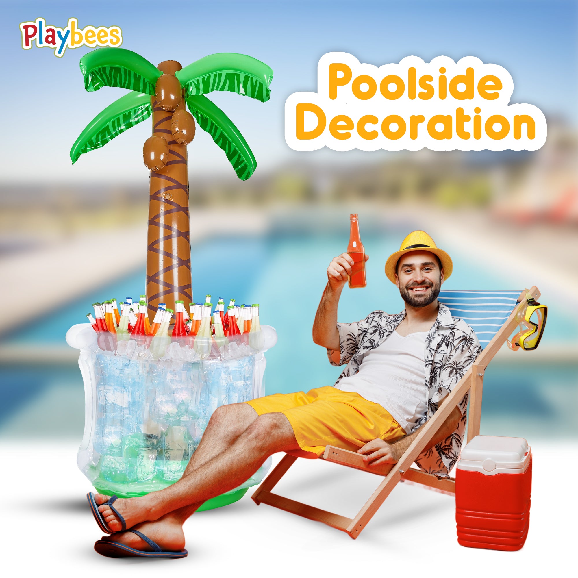 Inflatable Palm Tree Cooler 60