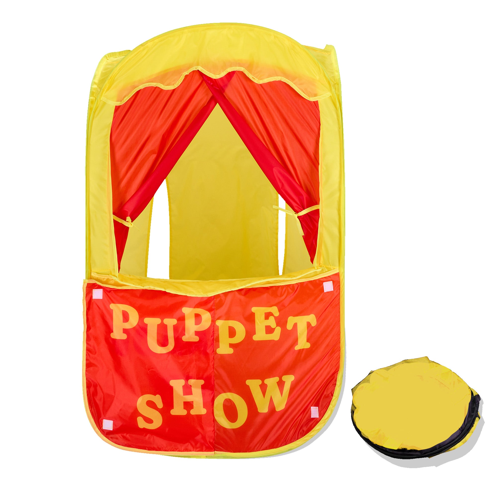 Puppet Show Pop-Up Tent Playhouse – Indoor/Outdoor Toddler Theater & Lemonade Stand