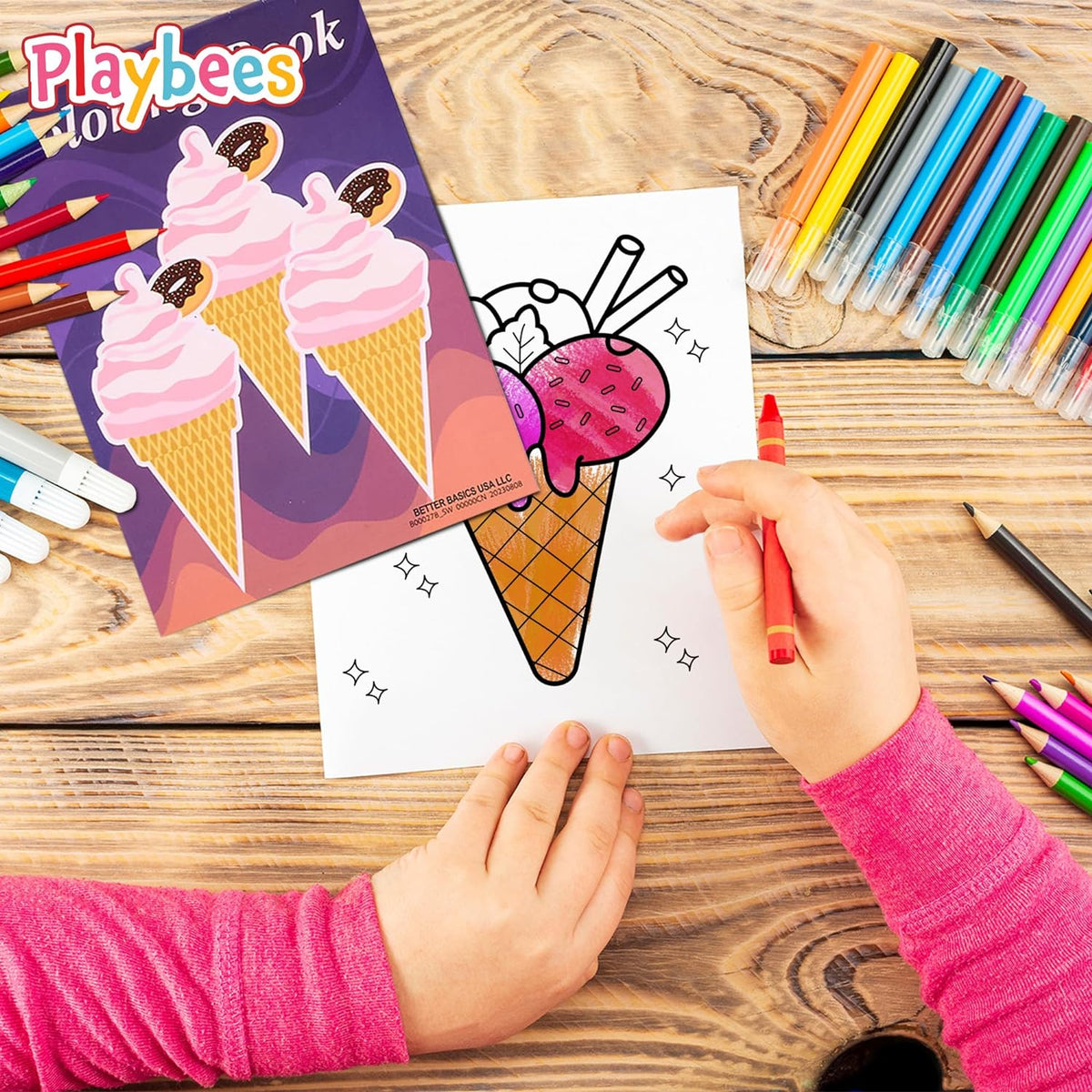 Sugary Sweets Coloring Books - 20 Pack - Kids Sugary Sweets Party Favors for Boys & Girls