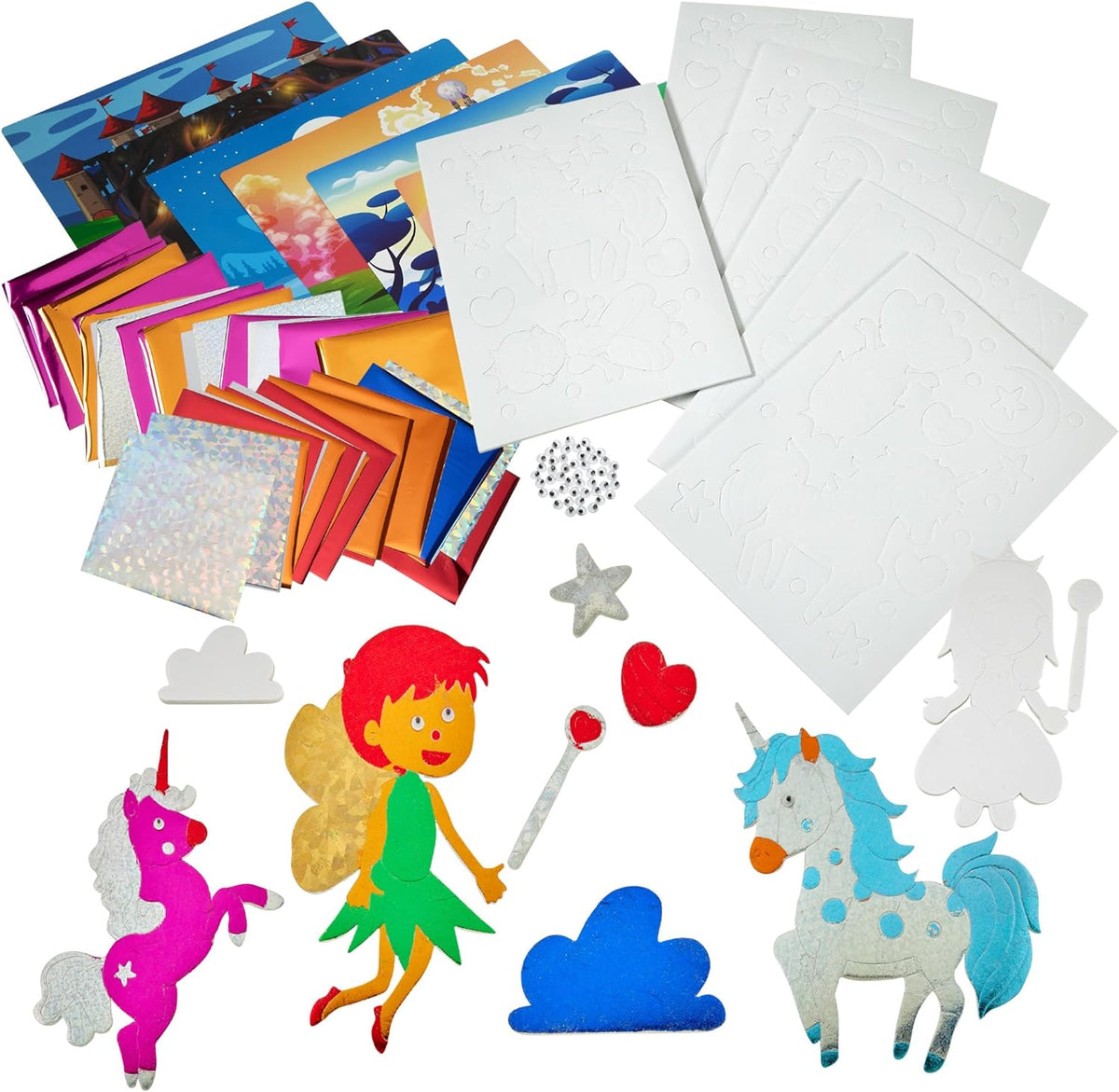 Foil Fun Unicorns & Princesses - Preschool Arts and Crafts Kit