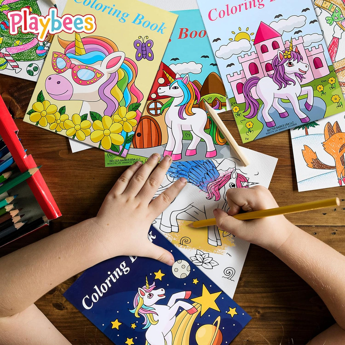 Unicorn Coloring Books - 20 Pack  - Kids Princess Party Favors for Boys & Girls