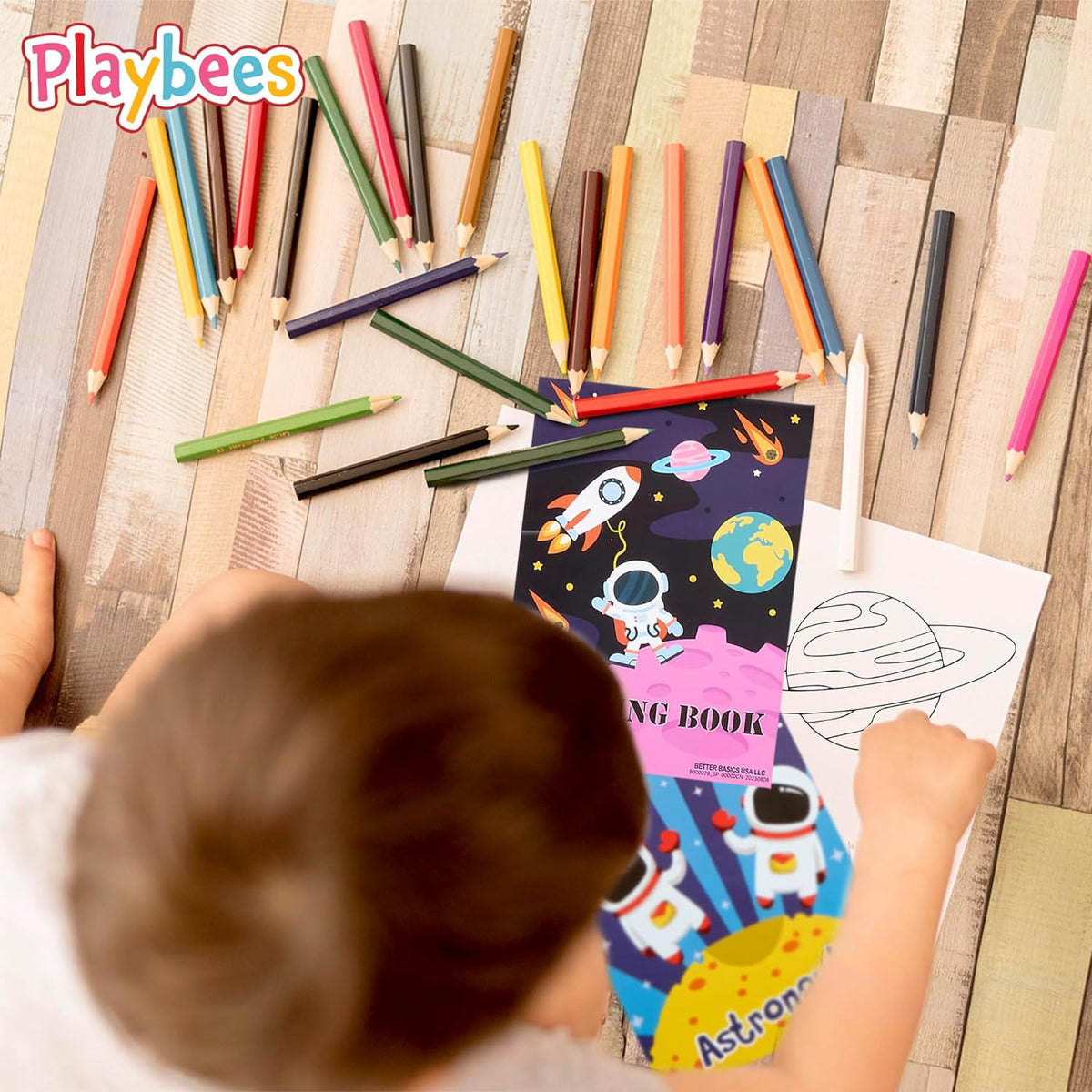 Outer Space Coloring Books - 20 Pack - Astronaut and Alien, Kids Solar System Party Favors for Boys & Girls