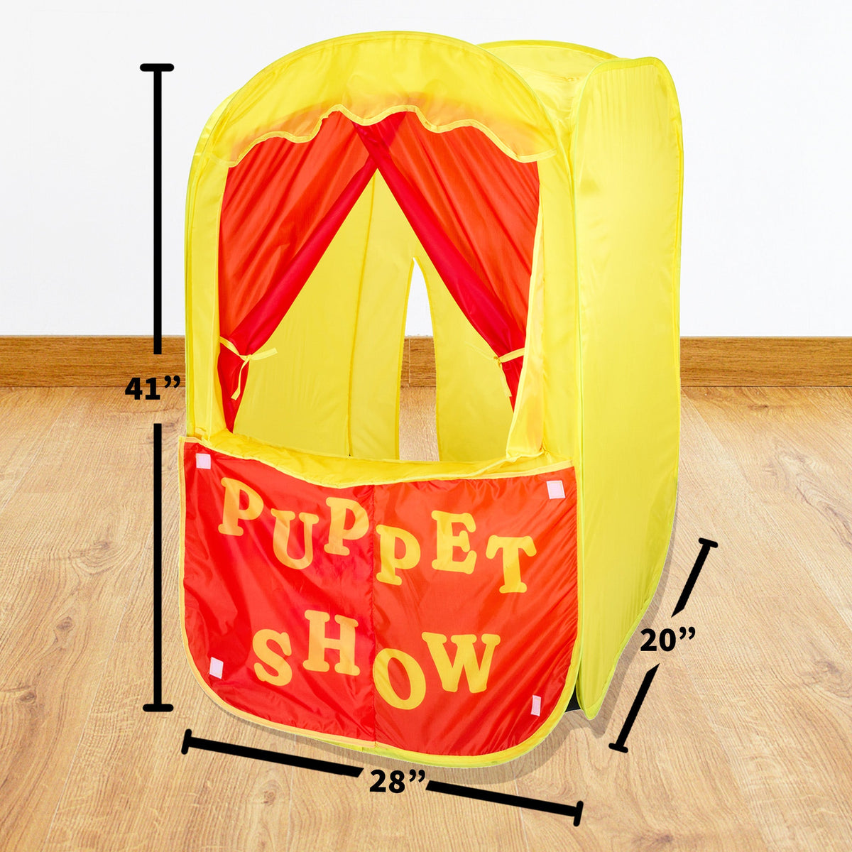 Puppet Show Pop-Up Tent Playhouse – Indoor/Outdoor Toddler Theater & Lemonade Stand