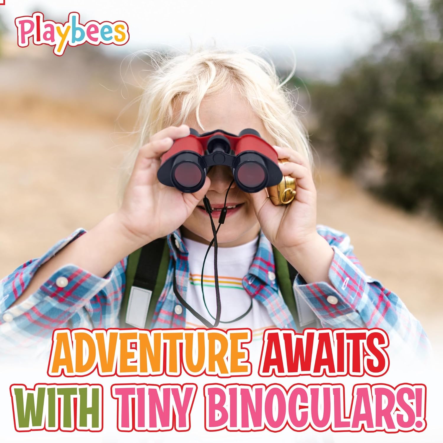 Kids Toy Binoculars with Neck Strap - 24 Pack - Premium Bird Watching & Safari Jungle Pretend Play Binocular Set