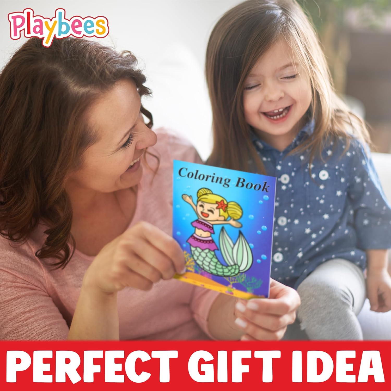 Mermaid Coloring Books - 20 Pack - Kids Under The Sea Party Favors Boys & Girls