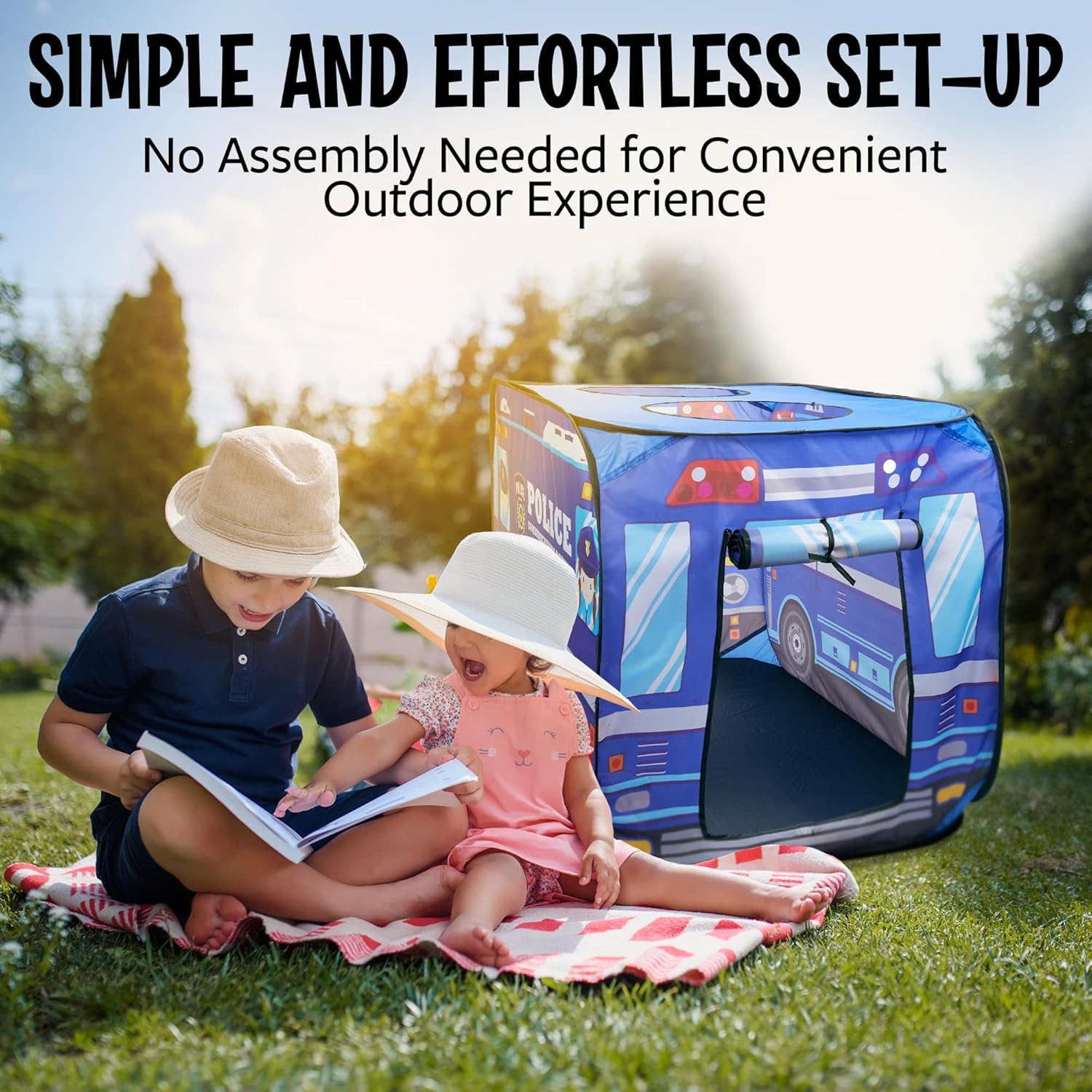 Police Pop-Up Play Tent