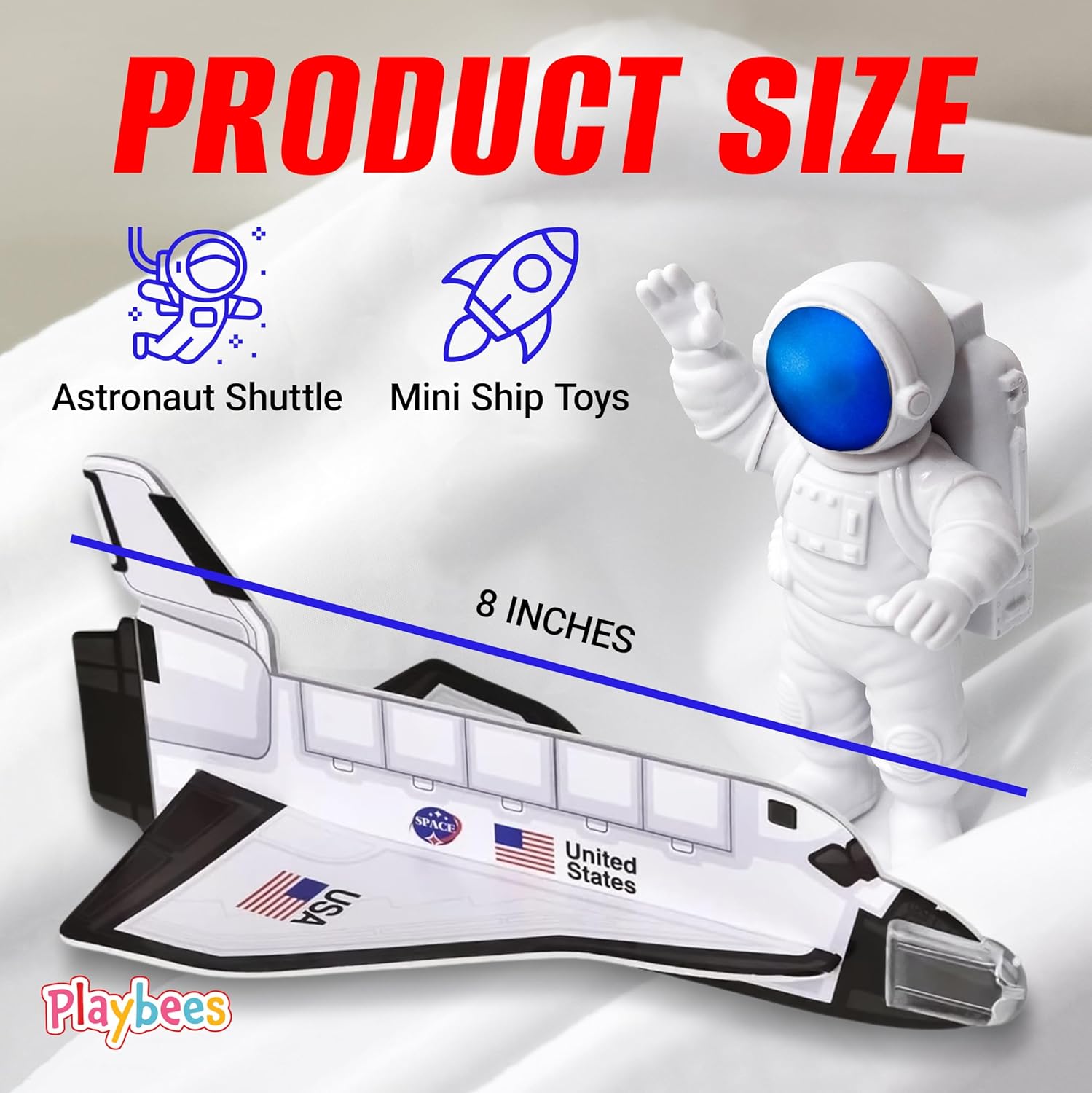 Playbees Space Shuttle Gliders 24 Pack