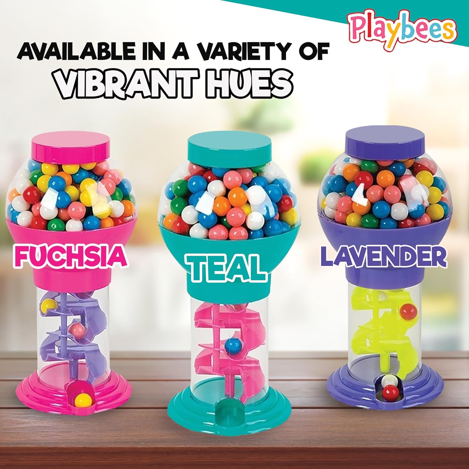 Twirling Gumball Machine - Gumballs Candy Dispenser for Kids - Birthday Party Decorations, Kids Parties