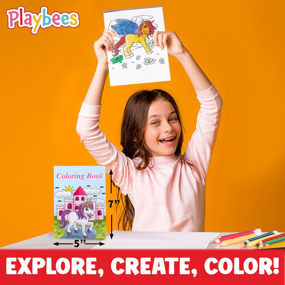 Unicorn Coloring Books - 20 Pack  - Kids Princess Party Favors for Boys & Girls