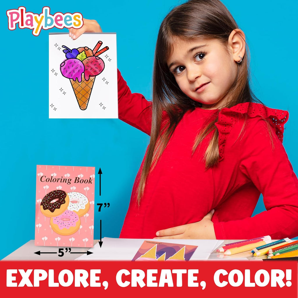 Sugary Sweets Coloring Books - 20 Pack - Kids Sugary Sweets Party Favors for Boys & Girls