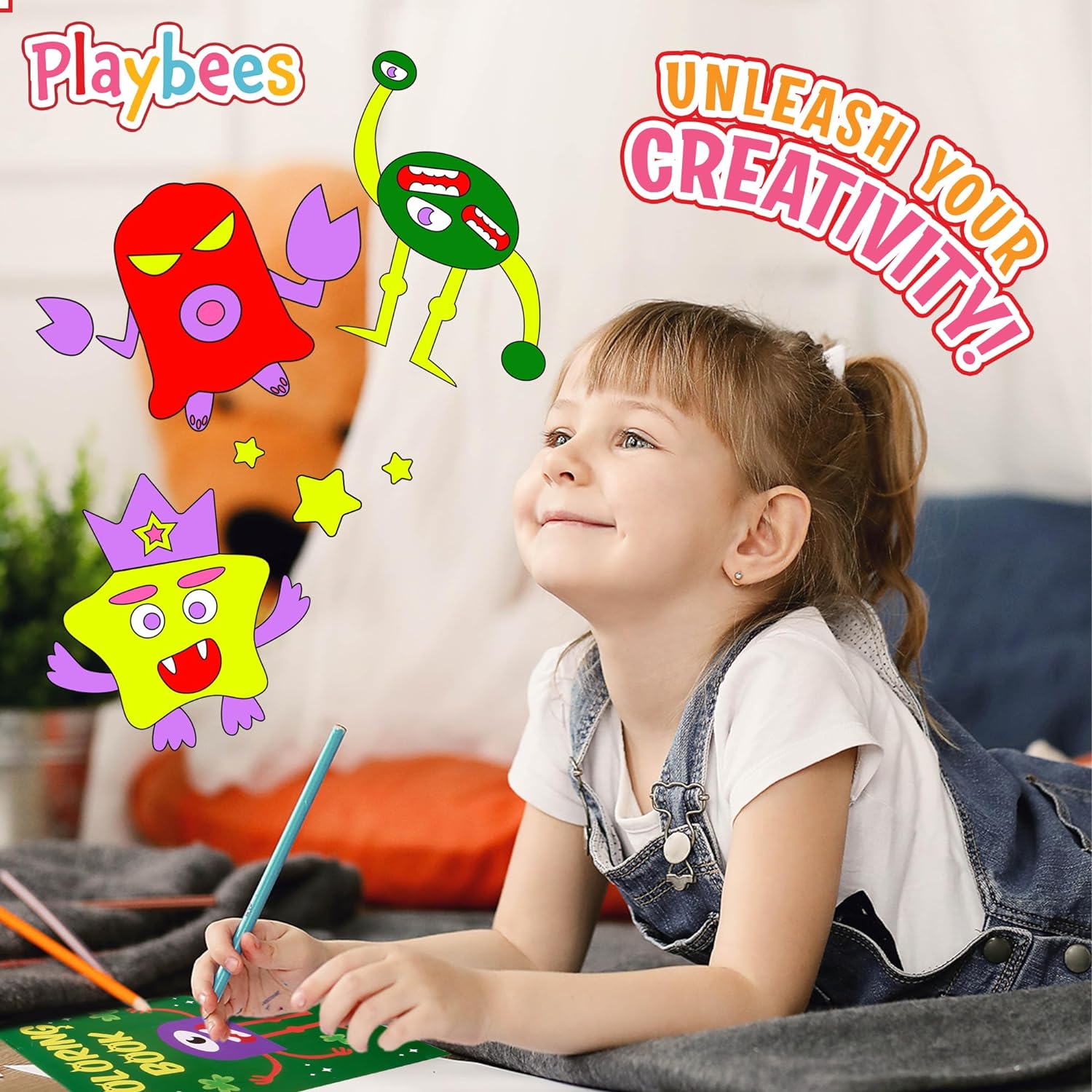 Monster Coloring Books - 20 Pack - Kids Monster Party Favors for Boys & Girls