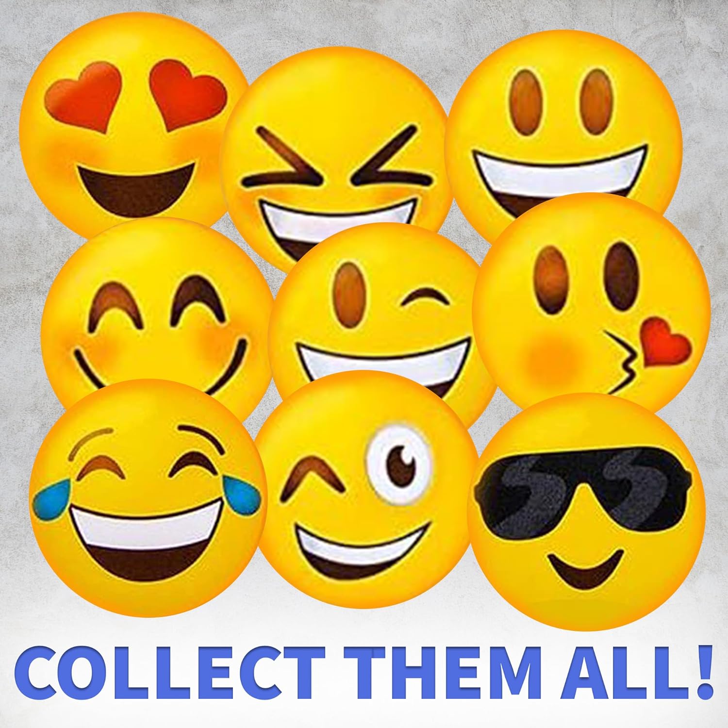 Emoticon Stickers - 2 Rolls - Kids' Party Favors, Game Prizes, Novelty Toys, Arts and Crafts