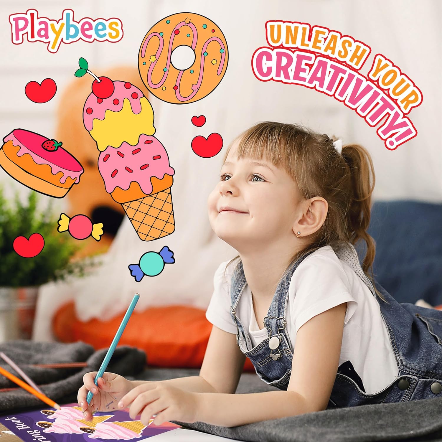 Sugary Sweets Coloring Books - 20 Pack - Kids Sugary Sweets Party Favors for Boys & Girls