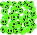 Playbees Glow in the Dark Bouncy Balls - Smiley Face Party Favors, 36 Pack