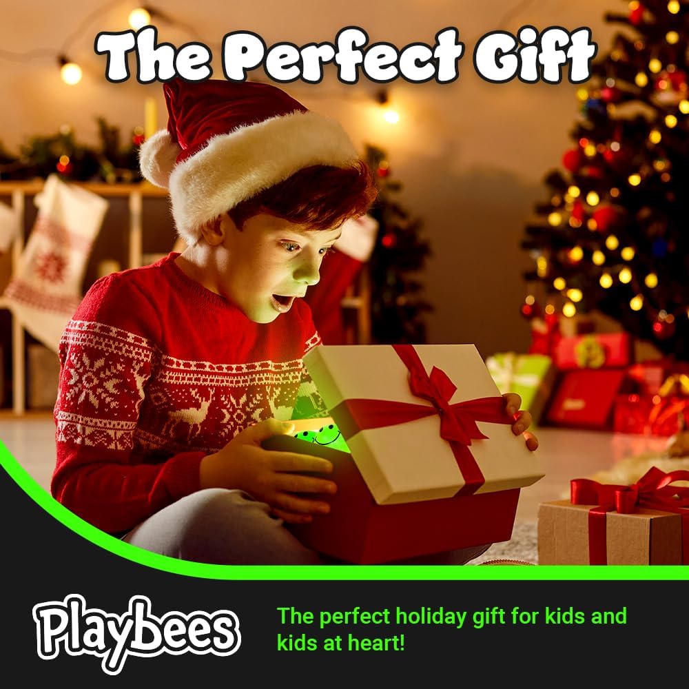 Playbees Glow in The Dark Bouncy Balls Bulk for Kids Super Bouncy Small Balls 1 inch for Kids Vending Machines Goodie Bag Stuffers for Boys and Girls