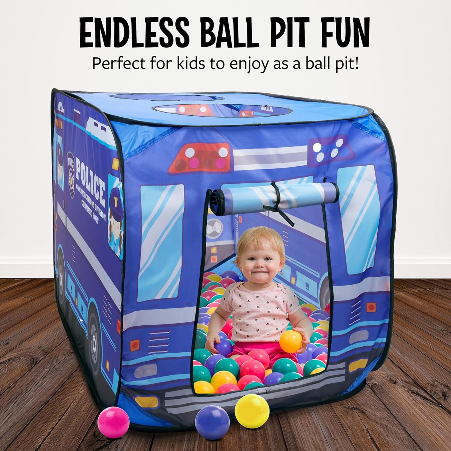 Police Pop-Up Play Tent