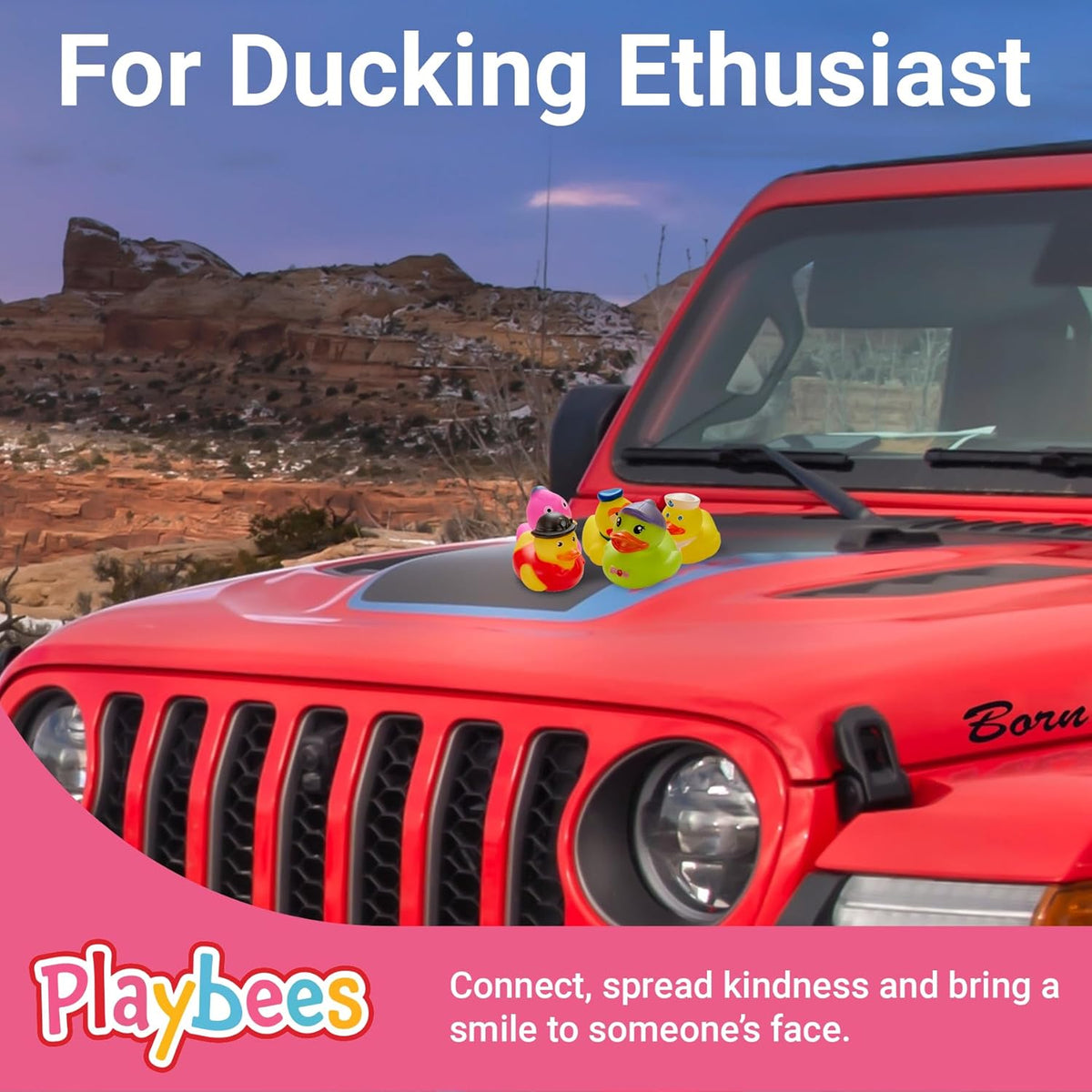 Rubber Duck Toy Duckies for Kids - 50 Pack - Sensory Play, Stress Relief, Stocking Stuffers, Baths, Summer Beach and Pool Activity