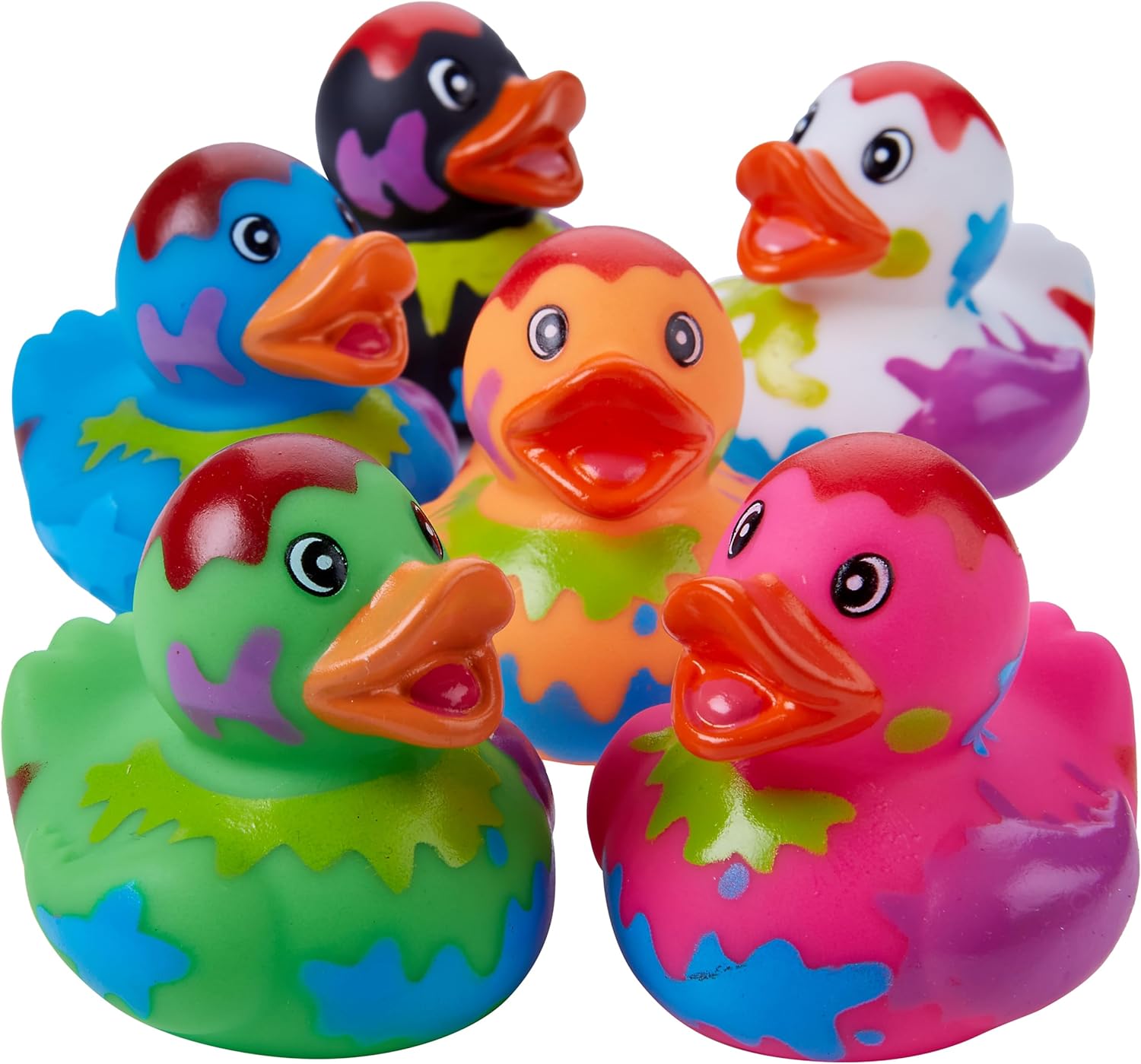 Splat Jeep Ducks for Ducking - 12 Pack - Duck Duck Jeep Rubber Ducks for Mini Stocking Stuffers