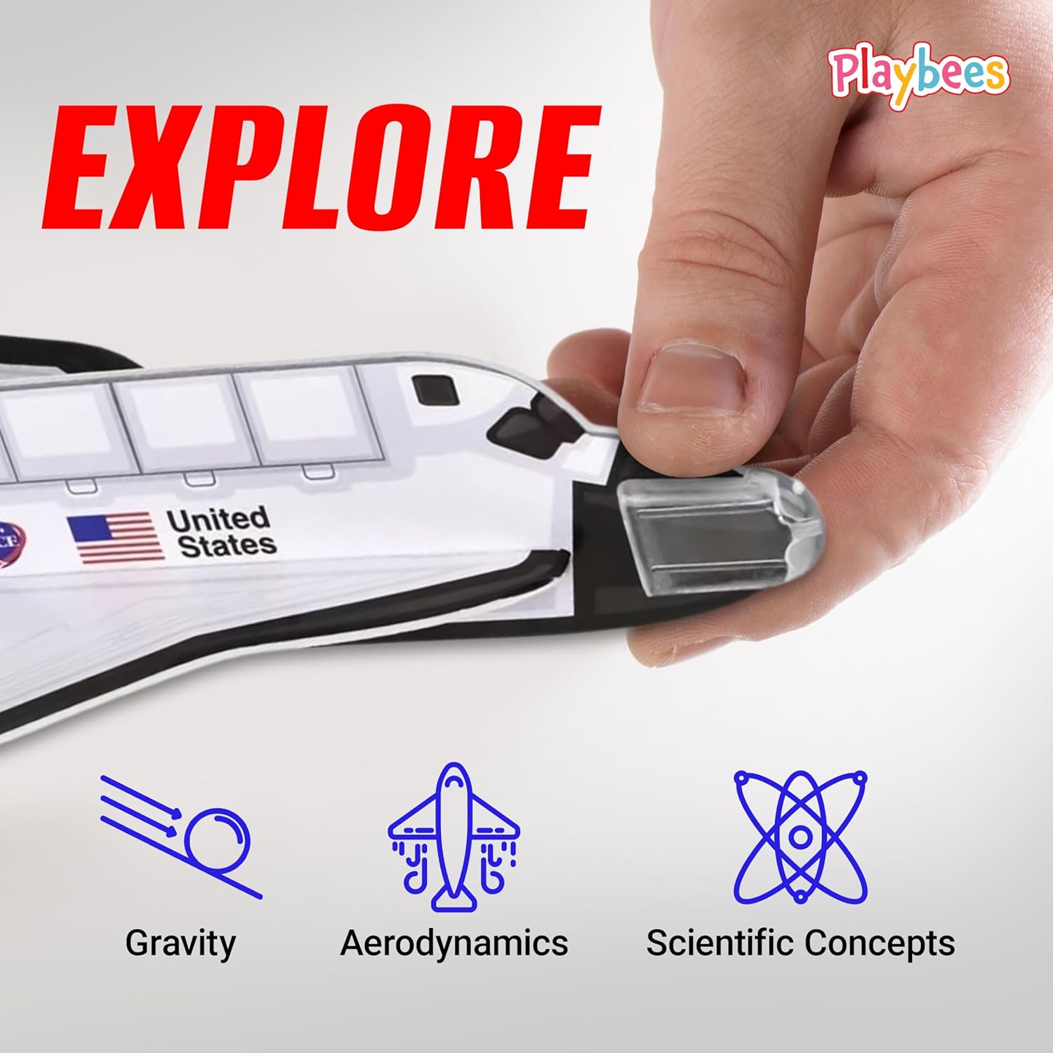 Playbees Space Shuttle Gliders 24 Pack