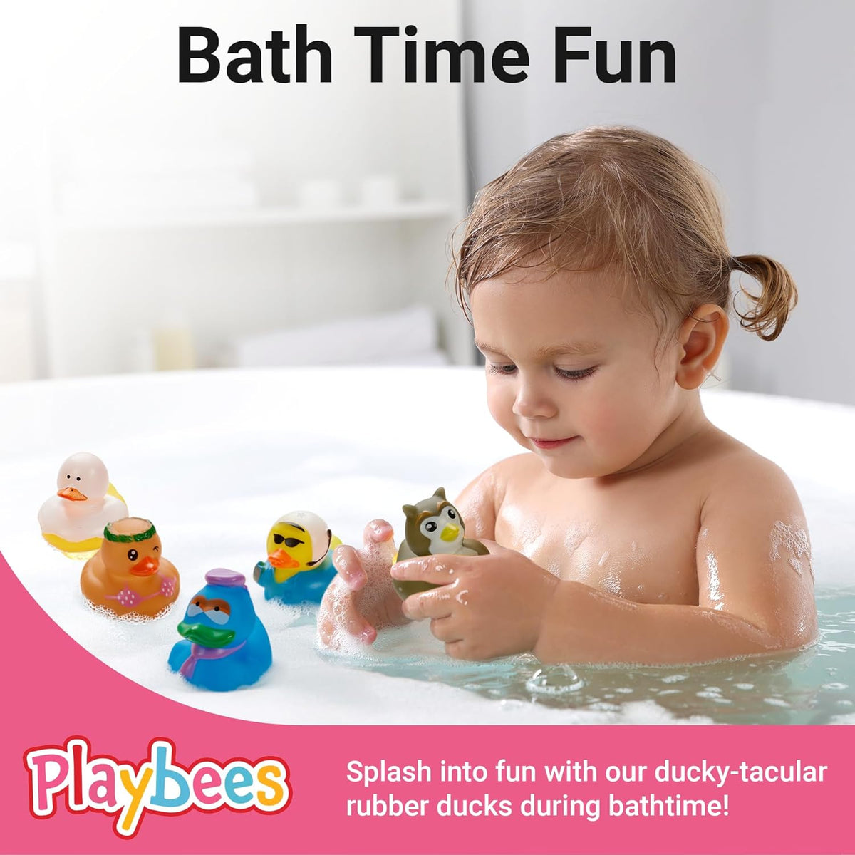 Rubber Ducks in Bulk 100 Pack Assortment Duckies Kids Baby Bath Shower Toys Jeep Ducking Floater Summer Beach Pool Activity Baby Showers Accessories Classroom Incentives
