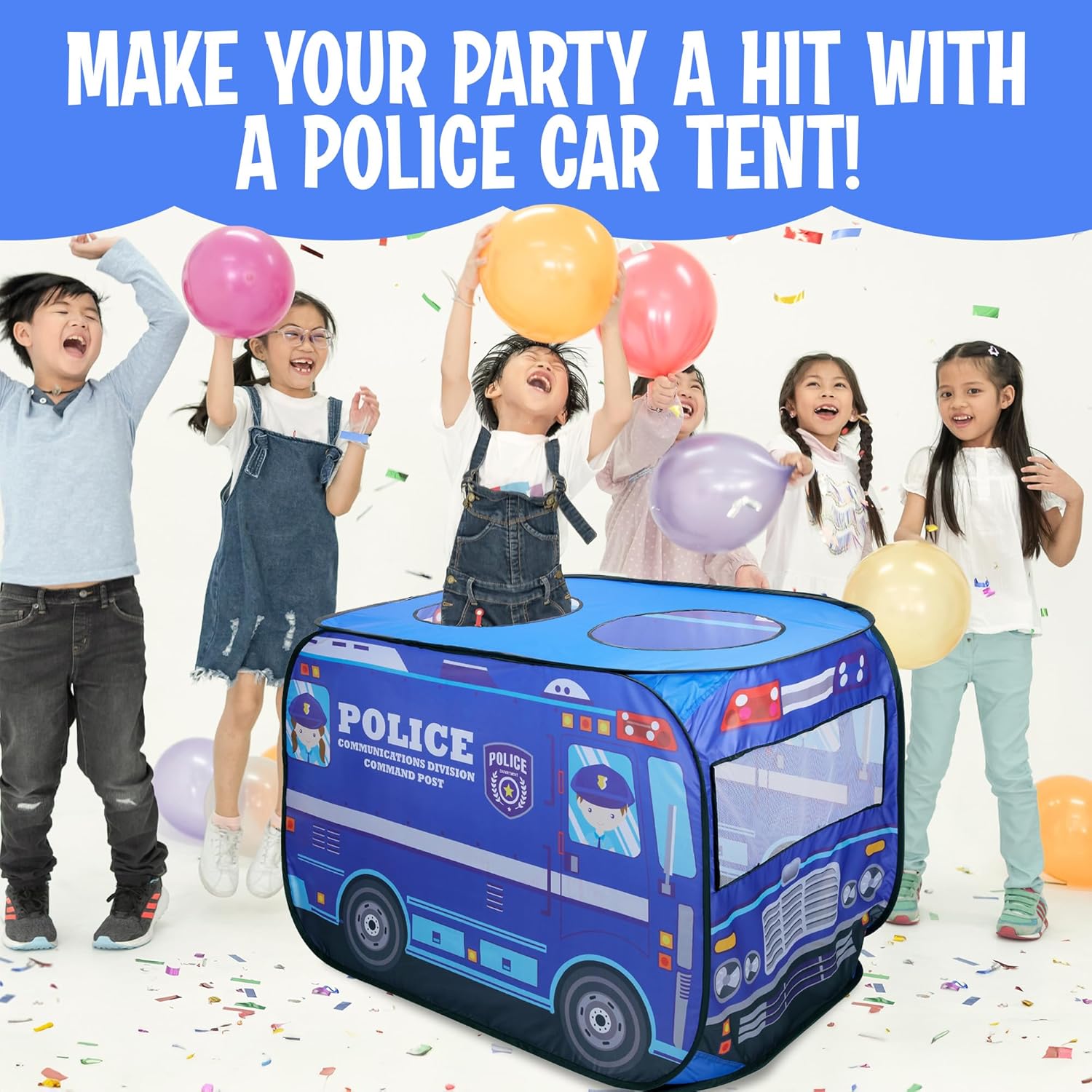 Police Pop-Up Play Tent
