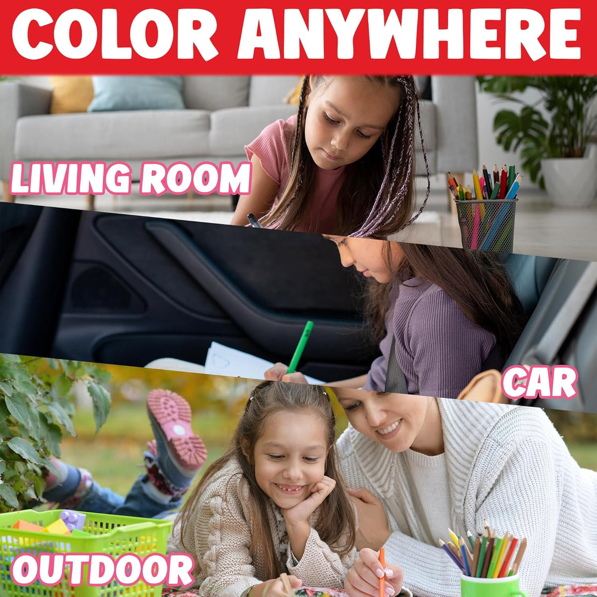 Playbees Assorted Coloring Books - 20PK - 5 Unique Themes - Kids Coloring Books Bulk for Ages 3-8 - Educational Art Gifts, Creative Learning Tools - Boys & Girls - 5x7 Inch