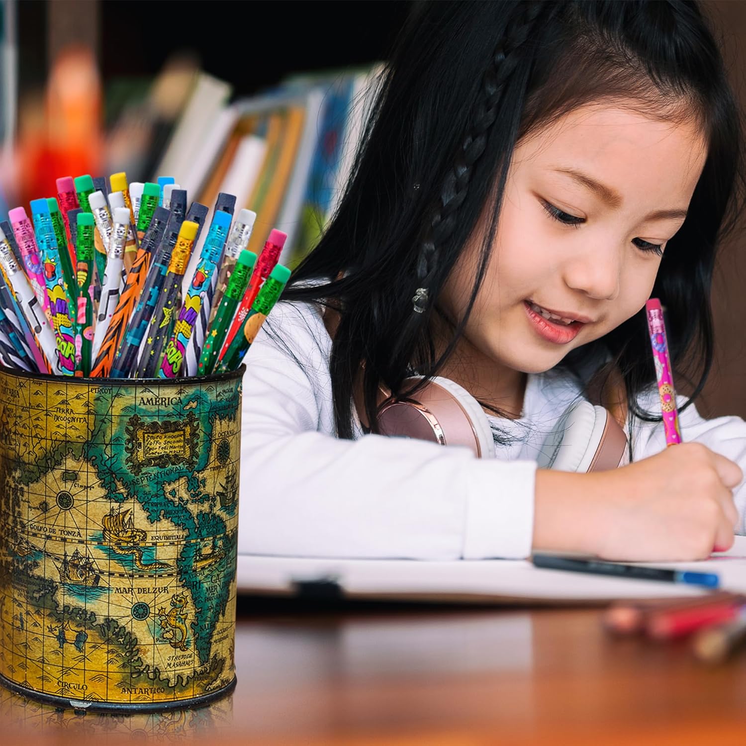 Playbees Premium HB #2 Pencils – Pre-Sharpened Wood Pencils for Writing, Drawing & School – Break-Resistant Graphite, Comfortable Grip – Bulk Pack for Office, Classroom & Home Use