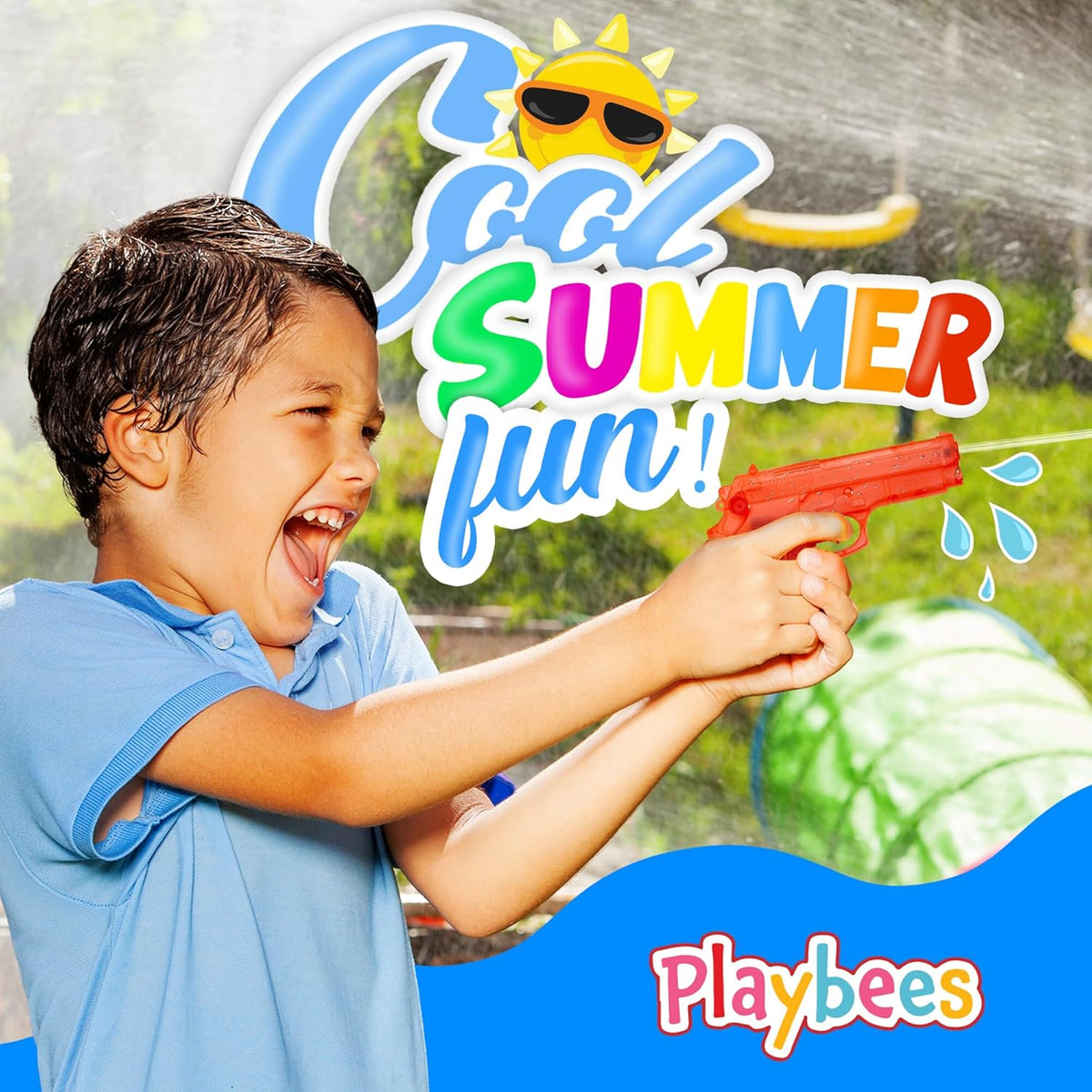 Water Blasters - 6 Inch - 24 Pack - Assorted Colors - Soaker Squirt Summer Shooter Toys for Swimming Pool, Beach, Water Fighting Toy, Pool Party Beach Games for Boys, Girls, Adults