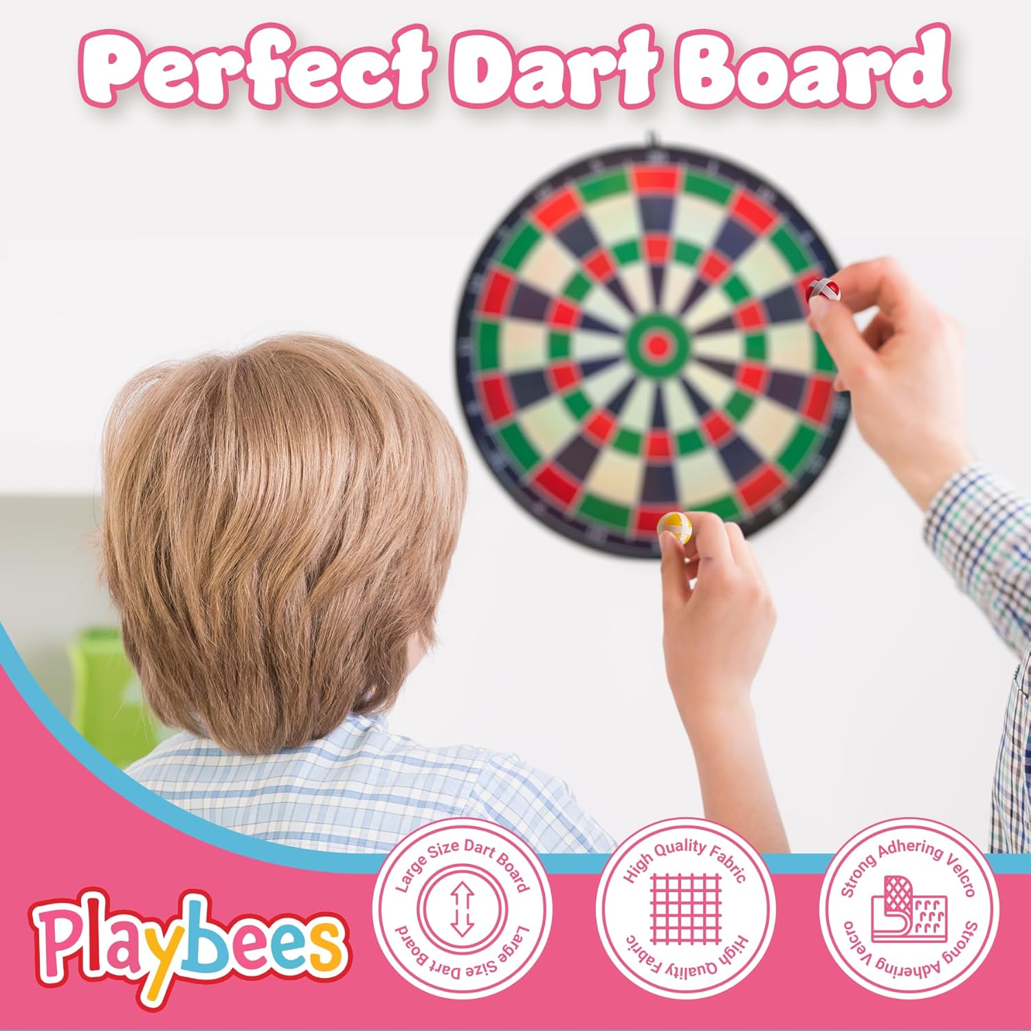 Playbees Large Dart Board for Kids 29