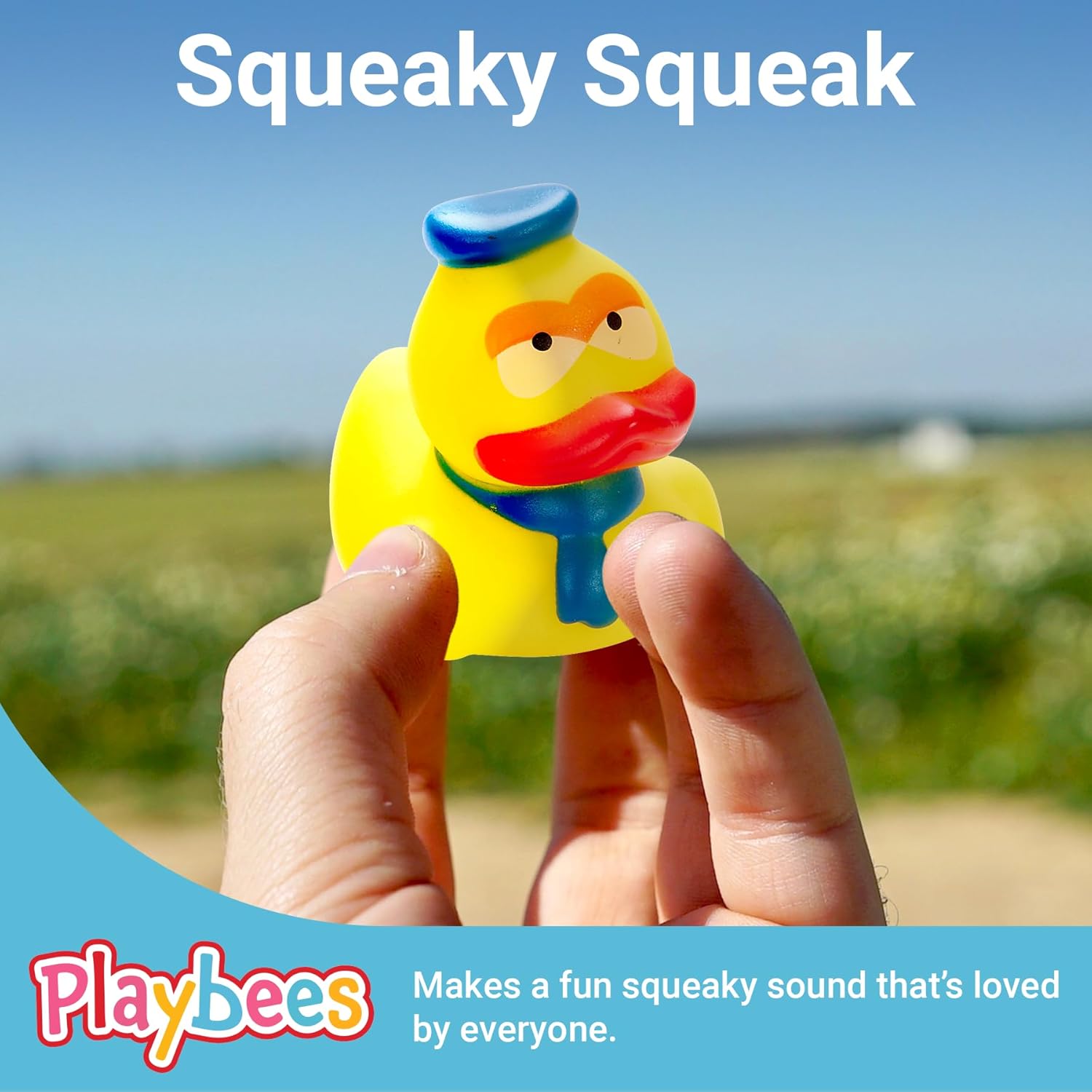 Rubber Duck Toy Duckies for Kids - 25 Pack - NEW Sensory Play, Stress Relief, Stocking Stuffers, Baths, Summer Beach and Pool Activity