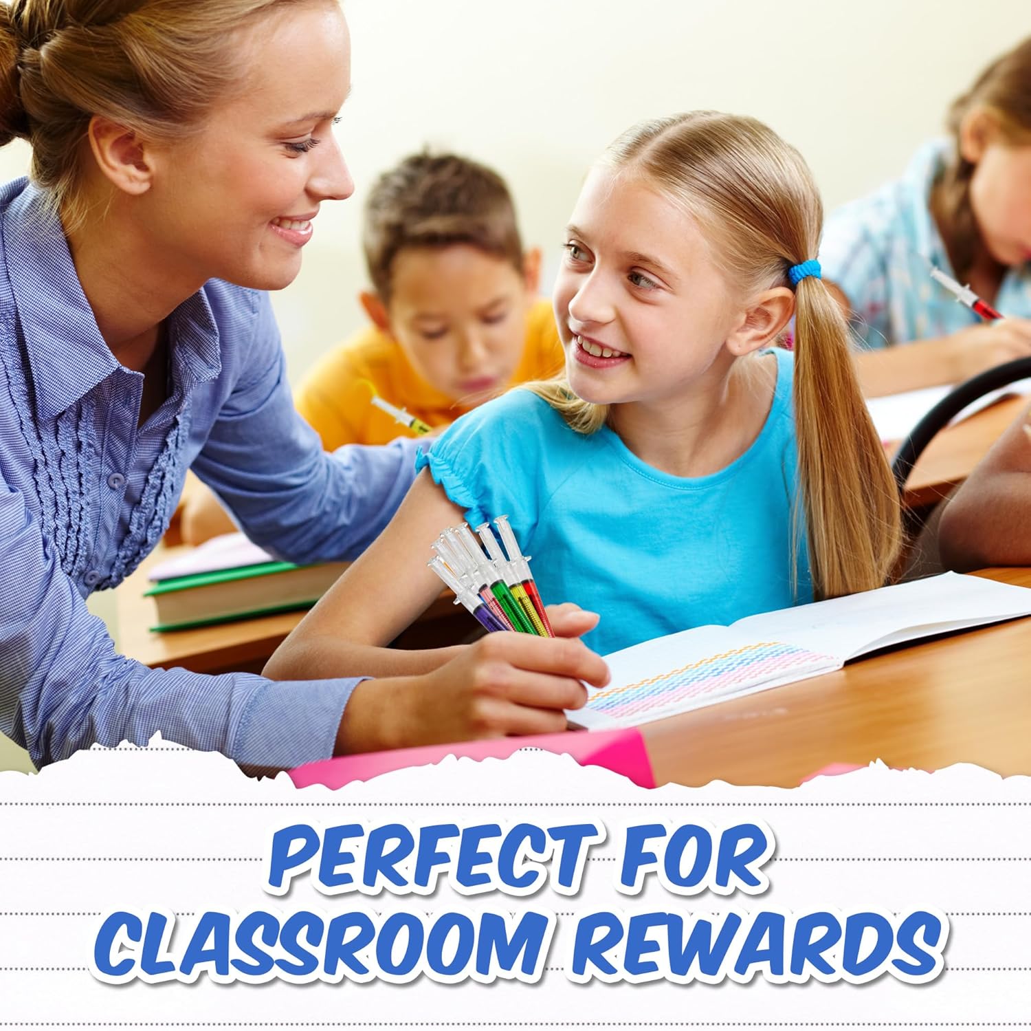 Syringe Pens Multi-Color – 24 Pack Novelty Pens for Nurses & Party Favors