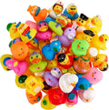 Rubber Duck Toy Duckies for Kids - 50 Pack - Sensory Play, Stress Relief, Stocking Stuffers, Baths, Summer Beach and Pool Activity