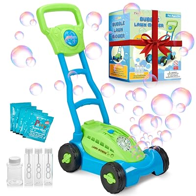 Bubble Lawn Mower for Boys
