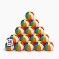 Mini Beach Balls 4 Inch - 28 Pack