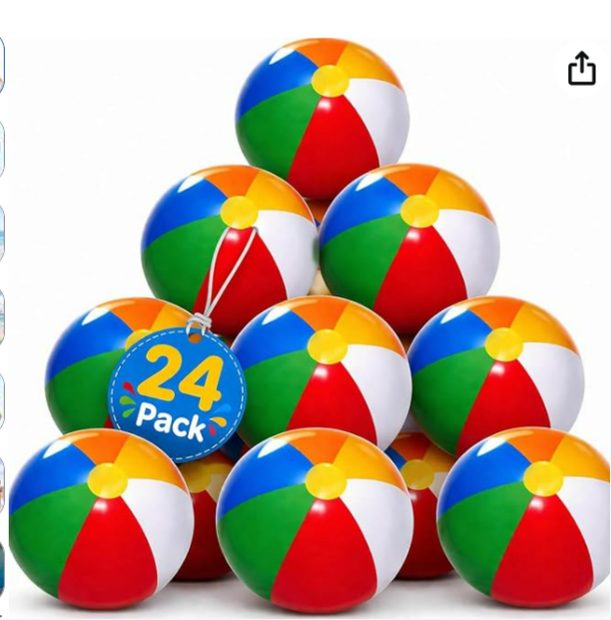 Beach Balls 16 Inch - 24PK