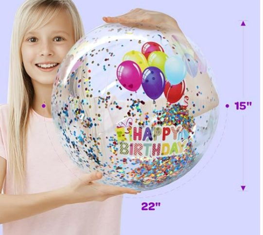 Birthday Beach Ball 22 Inch