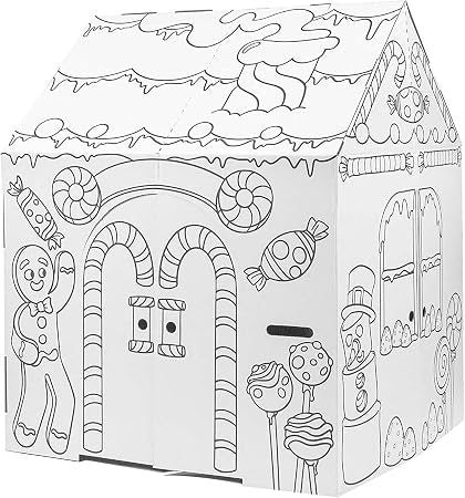 Color-In Gingerbread Playhouse