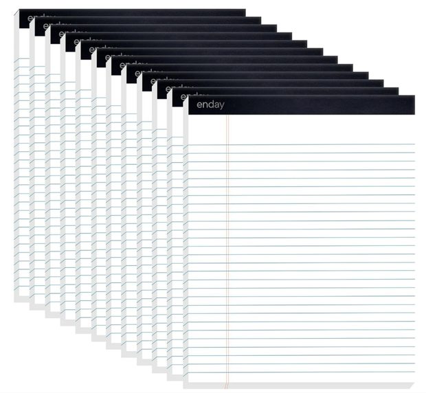 Legal Pads 8.5x11 12PK