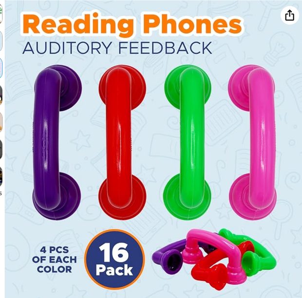 Reading Whisper Phones - 16PK