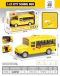 Light Up School Bus Toy